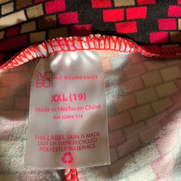 🎅 NO BOUNDARIES High Rise Geometric Flare Pants NWT XXL - Picture 10 of 14